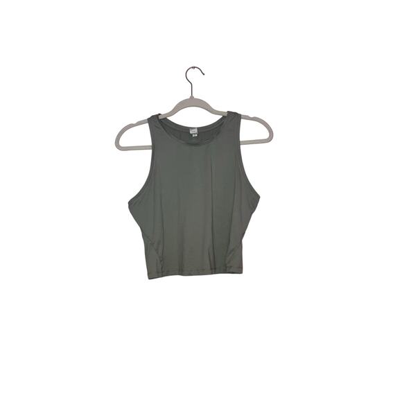 Yogalicious green comfy cropped top size medium - Picture 1 of 5